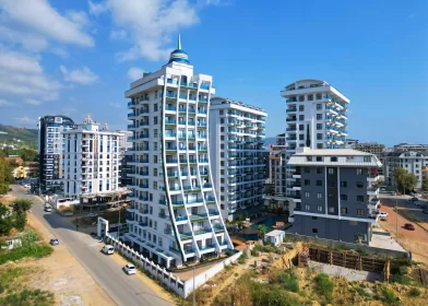 Mahmutlar Alanya'da Modern Yaşam Alanları Sunan Daire