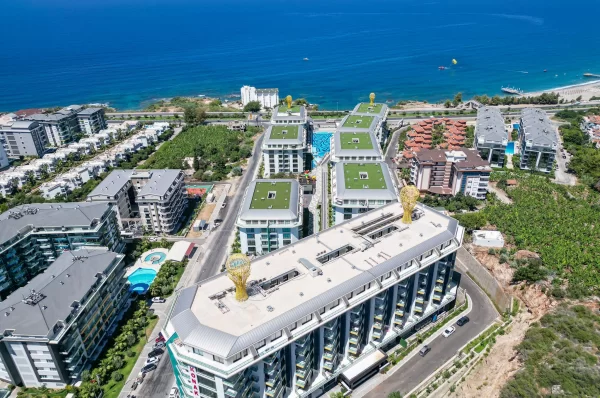 Kargicak Alanya'da Modern 1+1 Daire