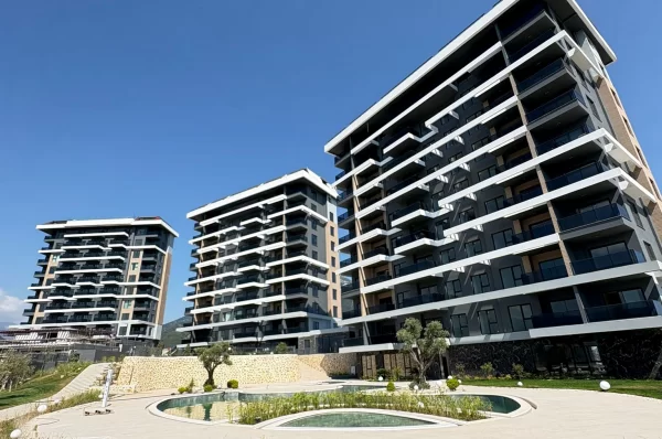 Kestel Alanya'da 1+1 Modern Daireler